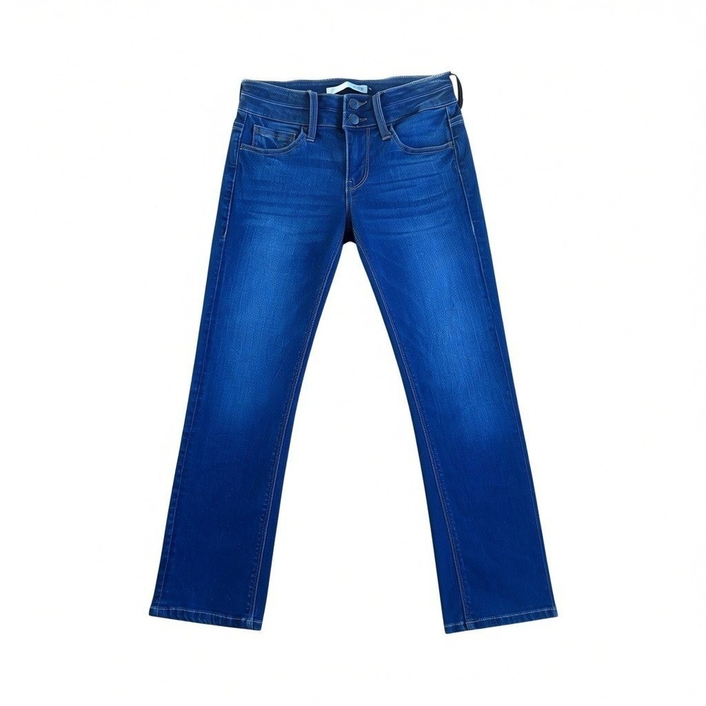 Daytrip Refined‎ Lynx Dark Wash Slim Straight Jeans Womens 25 Double Button Blue